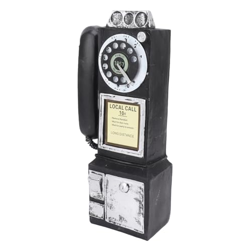 RWall Phones, Modelo de Teléfono Fijo con Marcación, Adornos Artesanales para Colgar en la Pared, Accesorios para Teléfono Vintage, Decoración de Estilo Antiguo para el Hogar,