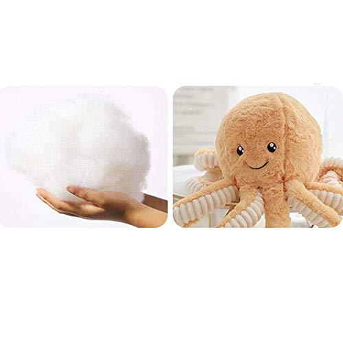 Dongcrystal Octopus Stuffed Animals,Octopus Plush Toy Stuffed Marine Animal,15.7 Inches,Brown