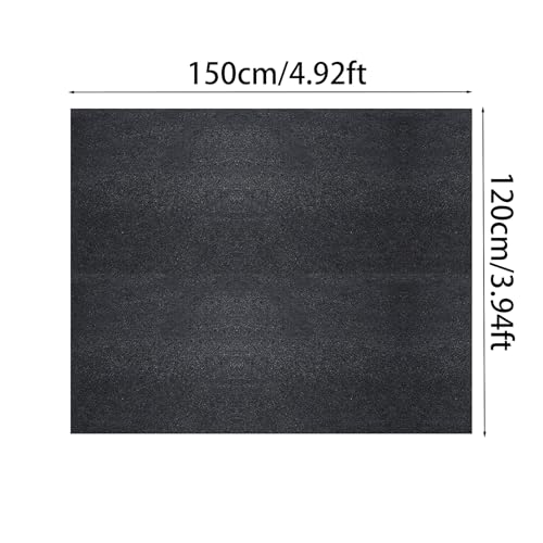 Revêtement de sol en feutre imperméable gris 1,5x1,2 m pour garage