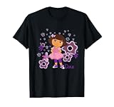 Dora The Explorer Purple Pink Flowers Dress Bow T-Shirt