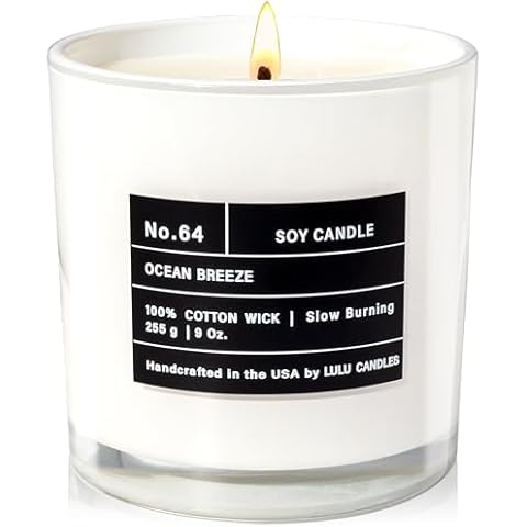 Lulu Candles Ocean Breeze Soy Jar Candle Cover