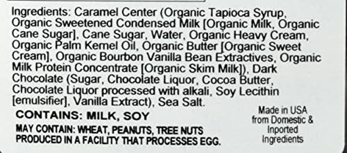 Image of Nassau Candy, Candy Dark Chocolate Sea Salt Caramels, 16 Ounce