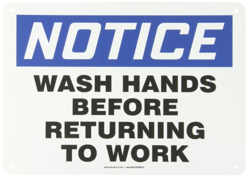 Panneau de lavage des mains pour sécuriser les cuisines de restaurant