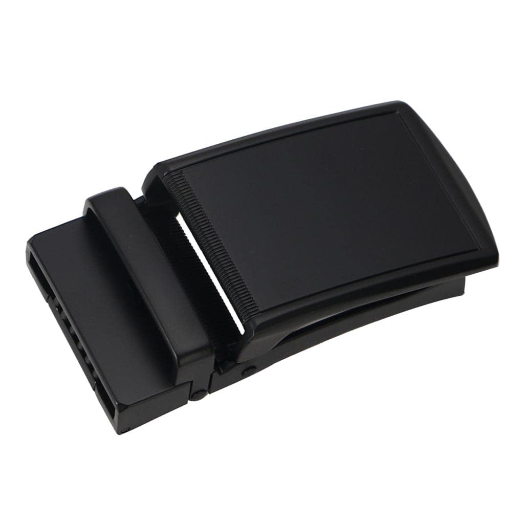 Men Belt Buckle Automatic Slide Click Buckle Ratchet Leather Belt Buckle-image-6