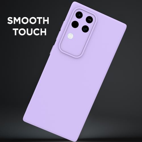 Image of Outlouders Back Cover for Vivo V30 5G / V30 Pro 5G | Camera Protection | Durable Soft Matte Silicone Bumper Case (Purple)