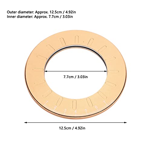 Ferramenta de Desenho de Régua Circular Ajustável de Aço Inoxidável, Ferramenta de Desenho Circular