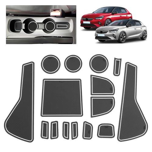 【Mantenere gli Interni Puliti】 Tappetini antiscivolo per Opel Corsa F impedisce efficacemente l'ingresso di ritagli, polvere e macchie d'acqua nella fessura della porta, mantenendo l'auto pulita e ordinata e riducendo la frequenza della pulizia.