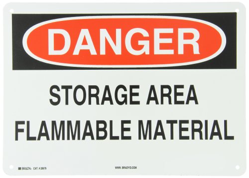 Panneau de danger Brady 25679 pour sécuriser et baliser votre Storage Area