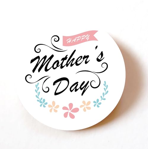 stika.co Paquete de 24, 42 o 240 etiquetas de papel para el Día de la Madre - Pegatinas adhesivas coloridas decorativas - Pegatinas para el Día de la Madre (72)