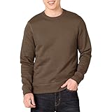 Amazon Essentials Sudadera de Forro Polar con Cuello Redondo (Disponible en Tallas Grandes y Largos Especiales) Hombre, Marrón Medio, M