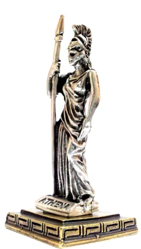 Iconsgr Ancient Greek Zamac Miniature Statue Of Athena (Silver) #TOP1