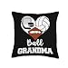 Ball Grandma Heart Funny Football Volleyball Hockey Grandma Throw Pillow