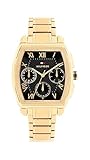 Tommy Hilfiger Orologio Analogico Multifunzione al Quarzo di Colore Dorato con Cinturino in Acciaio Inossidabile di Colore Dorato - 1710764