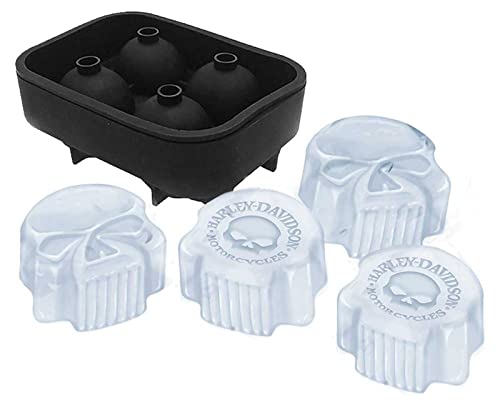 Harley-Davidson Ice Cube Tray, 3D Willie G Skull...