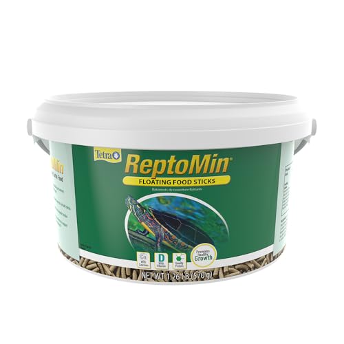 Tetra ReptoMin Floating Food Sticks 1.26 Pounds for Aquatic Turtles Newts and Frogs