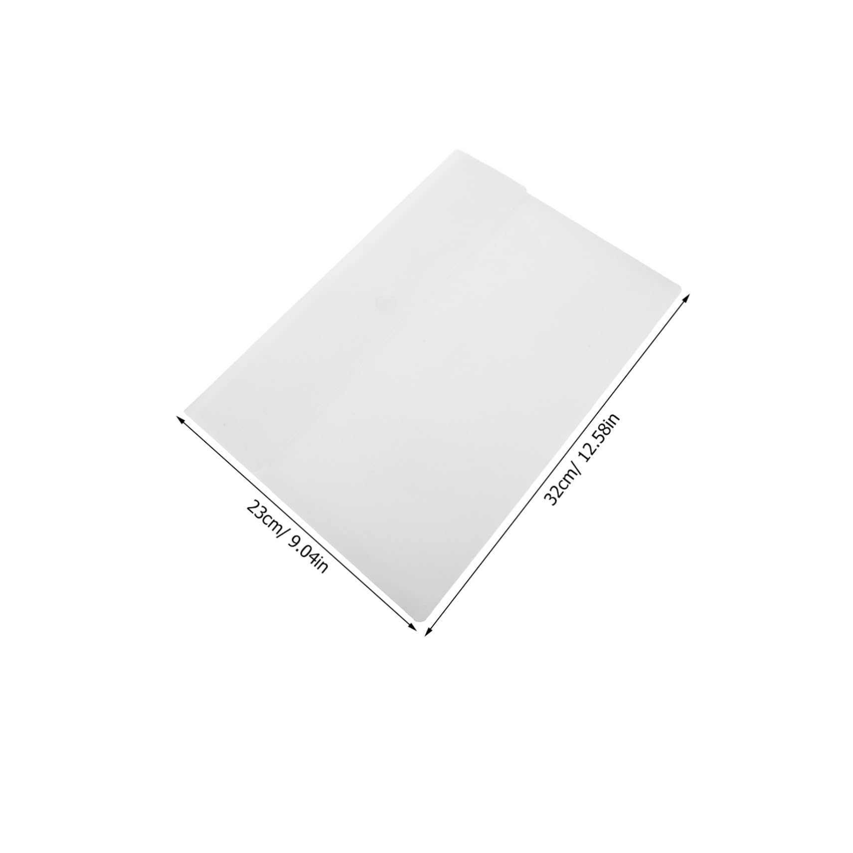 10 Pezzi File Buste Documenti A4 Pp Bianco con Bottone | Chiusura a Pressione Sicura, Aspetto Professionale, Grande Capacità per Riunioni e Archiviazione Quotidiana