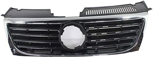 Garage-Pro Grille Assembly for VOLKSWAGEN PASSAT 06-10 Chrome Shell/Black Insert