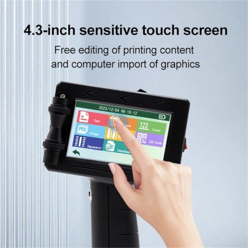 Imprimante à main jet d'encre 12.7mm pour code QR et date de lot - 3
