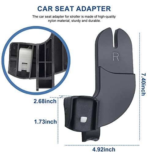 Car Seat Adapter, Durable Car Seat Adapter,Car Seat Adapter For Stroller Nylon Car Seat Adapter For Stroller Compatible With Baby Jogger (City Go/City Select) & Graco Car Seats (Black) #TOP4