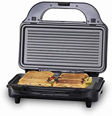 Breville Ultimate Deep Fill Toastie Maker | 2 Slices Sandwich Toaster | Removable Non-Stick Plates | Stainless Steel | Black [VST082 - Foto 3