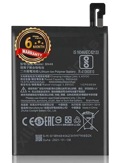 Image of BN48 Battery for Redmi Note 6 pro M1806E7TG / M1806E7TH / M1806E7TI Battery with 6 Month Warranty**** (Y134)