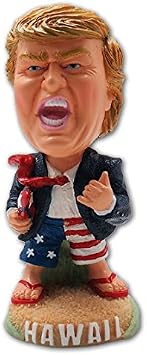 KC Hawaii President Trump with Surfboard Dashboard Doll 4 inch