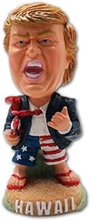 KC Hawaii President Trump with Surfboard Dashboard Doll 4 inch