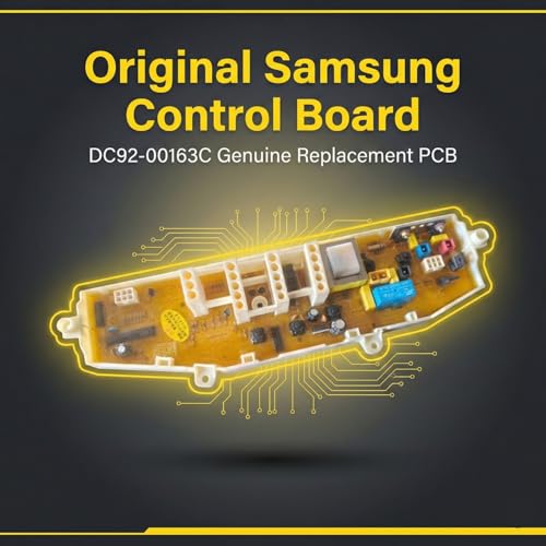 Image of S.a.m.s.u.n.g Top Load Washing Machine PCB Board DC92-00163C, DC92-00389 A 4 Button, Replacement Motherboard.100% Suitable for S.a.m.s.u.n.g Washing Machine.