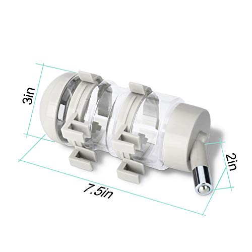 No Drip Dog Kennel Water Bottle Dispenser for Crate, 400ml Dripless Pet Drinking Fountains Kettle with Automatically… - Image 3