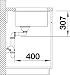 Blanco 523432 Fregadero, Gris Antracita, 500 mm Beckenbreite