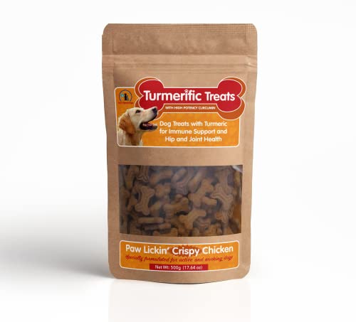 TURMERIFIC TREATS, Delicious Dog Treats with Turmeric for Hip & Joint Health