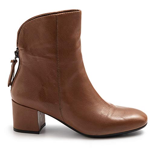 Sangiorgio - Tronco de piel con tacón medio u0096 Quengel Baby Dress piel u0096 Talla Marrón Size: 39 EU