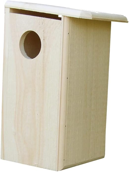 Squirrel House – Handcrafted Eastern White Pine Nesting Box – Outdoor Shelter for Squirrels – Winter Protection and Nesting Habitat – Made in Maine from Sustainably Sourced Wood