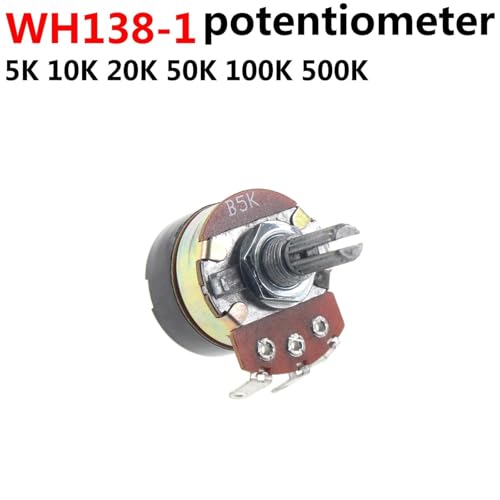 Régulateur de vitesse WH138 20K Ohm avec potentiomètre de commutation