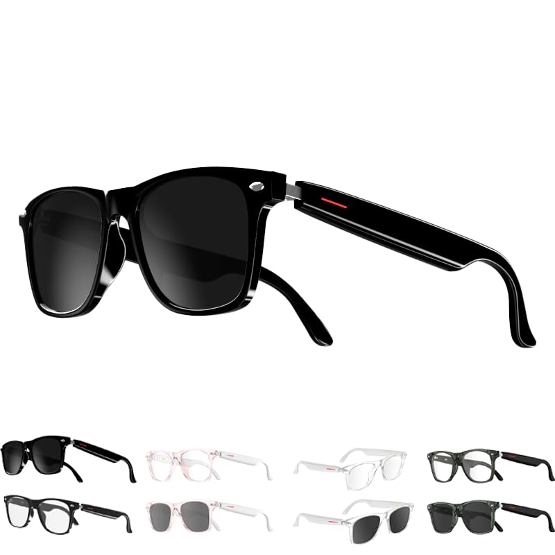 Super Black Technology, Smart Wireless Headphone Sunglasses, Bluetooth Sunglasses for Women