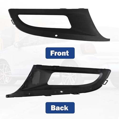 Paire couvertures calandre antibrouillard 6R0853666D Polo 2009-2015