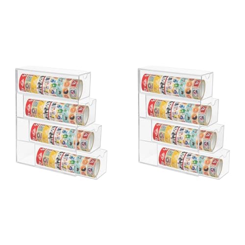 Boîte de rangement pour washi empilable afin de libérer l'espace de travail