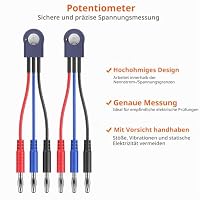 Proster 26 in 1 Multimeter Messleitungen Set, mit Potentiometer-Adapterkabel, Testhaken, Testsonden, Alligatorclips, 4mm Banana-Stecker, ideal für Reparaturwerkstätten und Laboranwendungen – Ansicht 5