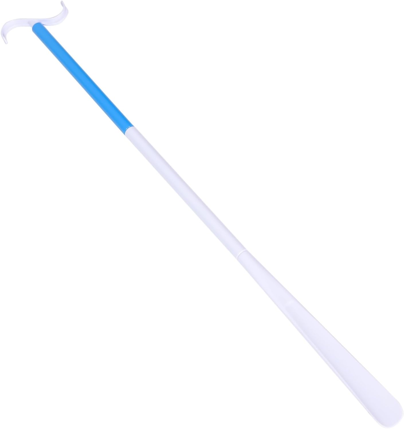 FOYTOKI Convenient One Shoe Lifter and Dressing Stick for Seniors Adjustable Long-Handled Sock Aid for Elderly and Pregnant Individuals No Bending Required