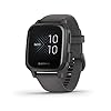 Garmin-Venu-Sq-GPS-Smartwatch-with-Bright-Touchscreen-Display-Up-to-6-Days-of-Battery-Life-Slate-Aluminum-Bezel-with-Shadow-Gray-Case-and-Silicone-Band Garmin 010-02427-00 Venu Sq, GPS Smartwatch with Bright Touchscreen Display, Up to 6 Days of Battery Life, Slate Aluminum Bezel with Shadow Gray Case and Slate Silicone Band