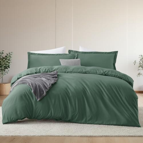 Hearth & Harbor Twin Size Comforter Set Dark Green, 6