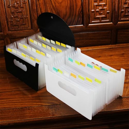 Evite la pérdida de recibos con el Organizador de Archivos A6 de 29 bolsillos para oficina y hogar 6