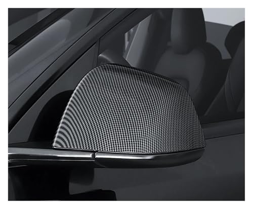 Rétroviseur Tesla Model Y rayé ? Solution capuchon ABS noir mat masquage défauts - 2