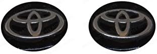 BDP844FBA 2 Pieces Car Key Logo Auto Emblems 14 mm for Toyota