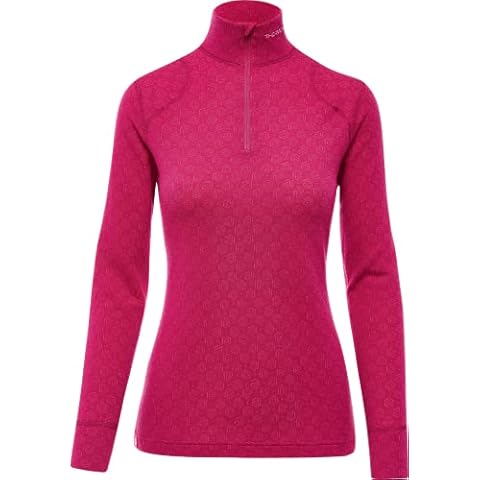 Thermowave Xtreme Merino Underwear Women's Thermal Underwear Shirt Long Sleeve Functional Shirt Women's ¼ Zip Turtleneck Optimal Moisture Wicking 220 GSM Super Gentle Quick-Drying Cover