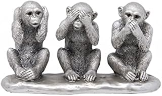 Silver Three Wise Monkeys By Leonardo