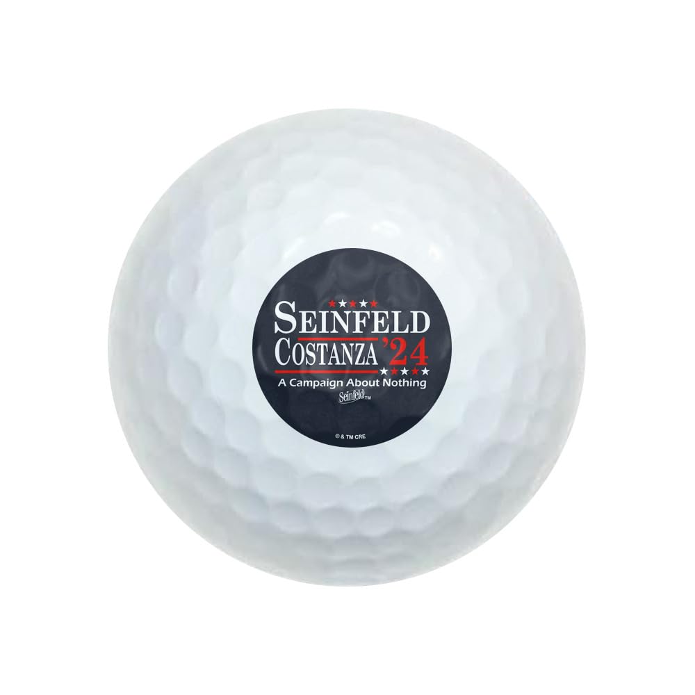 GRAPHICS & MORE Seinfeld Constanza 24 Novelty Golf Balls 3 Pack