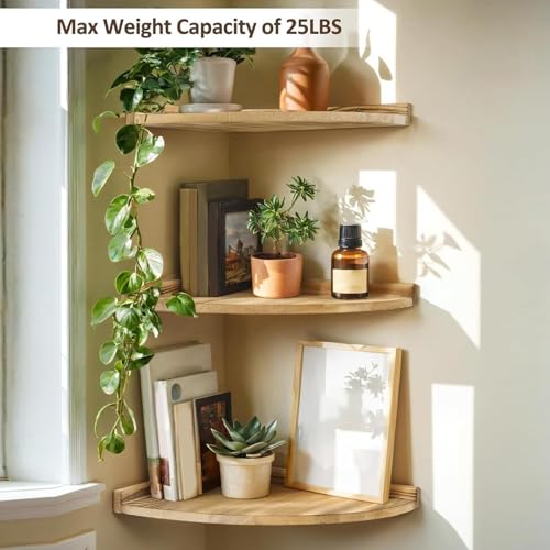 Étagère d'angle murale pour optimiser les petits espaces et placards