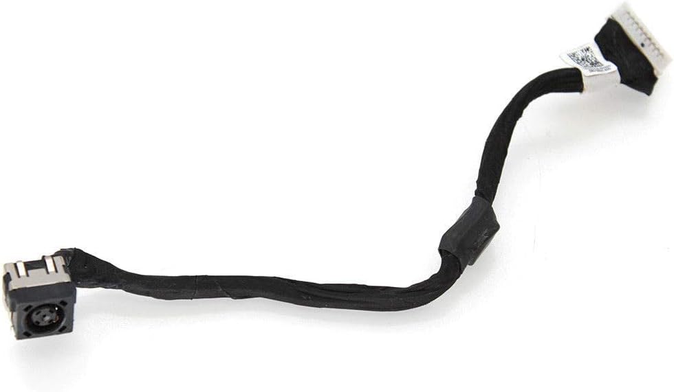 DC Power Jack Cable For Dell Alienware 15-R1, 15-R2, 15-R3, Aw15r2-4624slv, P/N: DC30100TN00, 784VK, 0784VK, KNFGN, 9-Wire 11-Pin, Plug In, Overall Length Approx. 18cm, 12 Months Warranty