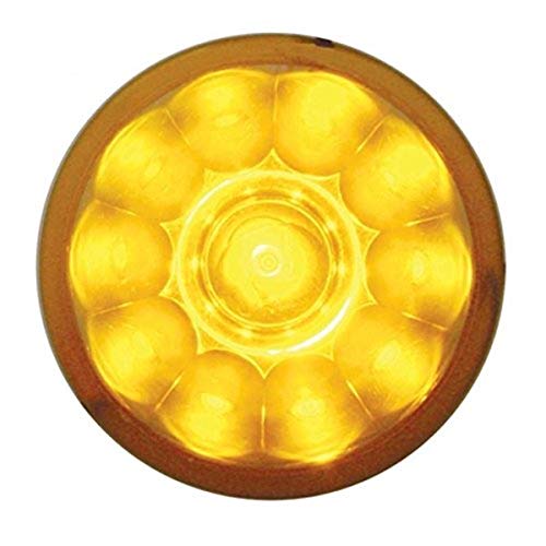 United Pacific 38427B 11 LED Watermelon Light (Amber LED Amber Lens)